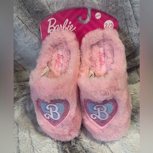 Barbie - Girls House Slippers Size 2/3 BRAND NEW